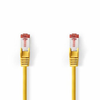 Nedis CCGP85221YE50 netwerkkabel Geel 5 m Cat6 S/FTP (S-STP)