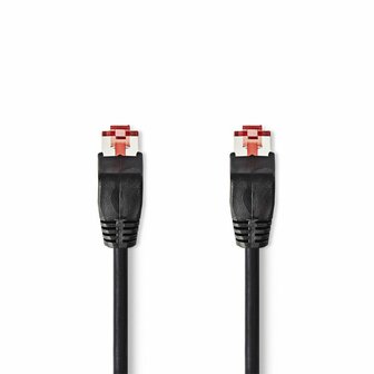 Nedis CCGP85200BK15 netwerkkabel Zwart 1,5 m Cat6 U/UTP (UTP)