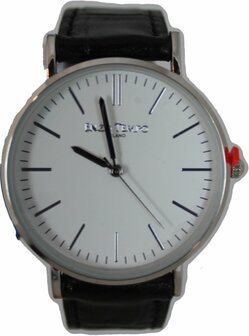 Enzo Tempo heren horloge - Zwart/wit