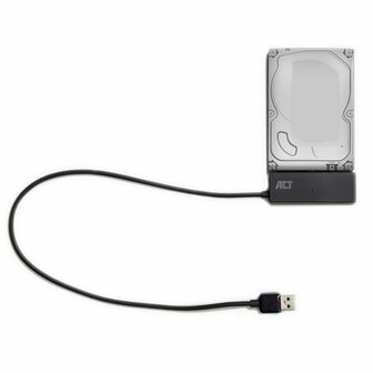 ACT 2,5 inch en 3,5 inch SATA HDD SSD naar USB 3.2 Gen1 adapter