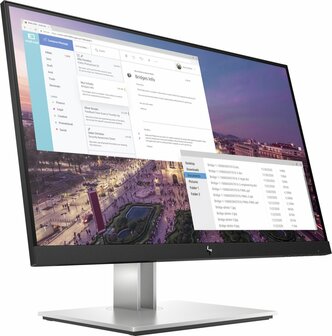 HP E-Series E23 G4 58,4 cm (23&quot;) 1920 x 1080 Pixels Full HD LCD Zwart, Zilver