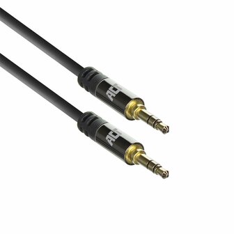 ACT AC3610 audio kabel 1,5 m 3.5mm Zwart