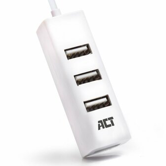 ACT AC6200 interface hub USB 2.0 480 Mbit/s Wit