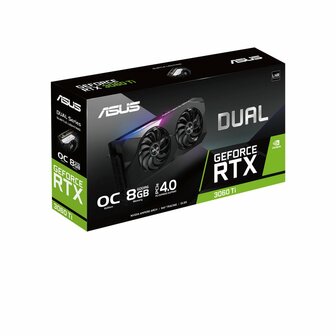 ASUS Dual -RTX3060TI-O8G-V2 NVIDIA GeForce RTX 3060 Ti 8 GB GDDR6