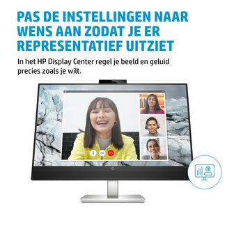 HP E-Series E27m G4 68,6 cm (27&quot;) 2560 x 1440 Pixels Quad HD Zwart