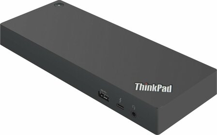 Lenovo 40AN0135EU notebook dock &amp; poortreplicator Bedraad Thunderbolt 3 Zwart, Rood