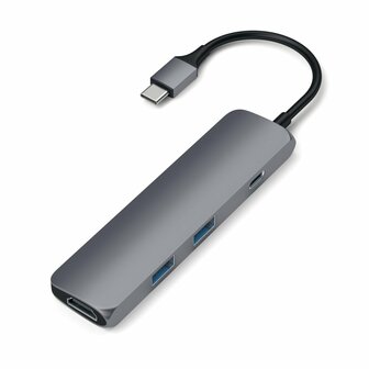 Satechi ST-CMAM interface hub USB 3.2 Gen 1 (3.1 Gen 1) Type-C 5000 Mbit/s Grijs