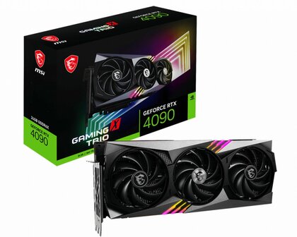 MSI GeForce RTX 4090 GAMING X TRIO 24G NVIDIA 24 GB GDDR6X