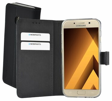 Mobiparts Premium Wallet TPU Case Samsung Galaxy A3 (2017) Black