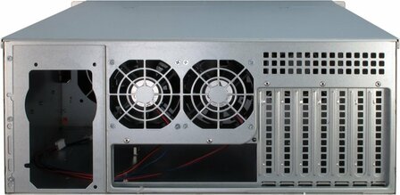 Inter-Tech 4U-4416L Rack Zwart, Zilver