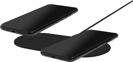 Mobiparts Dual Fast Wireless Charging Pad Black