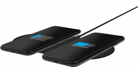 Mobiparts Dual Fast Wireless Charging Pad Black