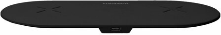 Mobiparts Dual Fast Wireless Charging Pad Black