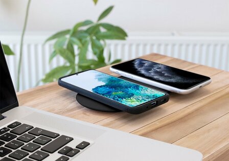 Mobiparts Dual Fast Wireless Charging Pad Black