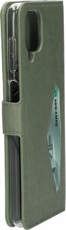 Mobiparts Classic Wallet Case Samsung Galaxy A12 (2021) Stone Green