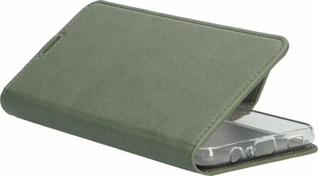 Mobiparts Classic Wallet Case Samsung Galaxy A12 (2021) Stone Green