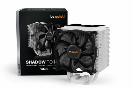 be quiet! Shadow Rock 3 White Processor Koeler 12 cm Wit 1 stuk(s)