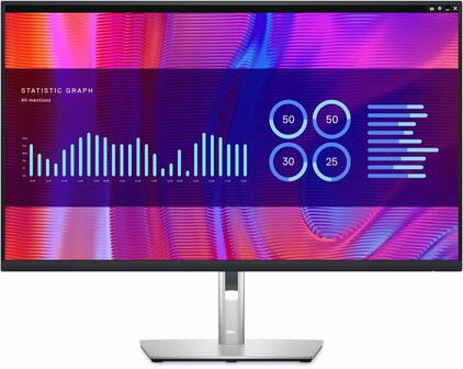 DELL P Series P3223DE 80 cm (31.5&quot;) 2560 x 1440 Pixels Quad HD LCD Zwart