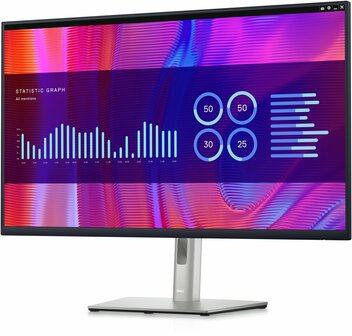 DELL P Series P3223DE 80 cm (31.5&quot;) 2560 x 1440 Pixels Quad HD LCD Zwart