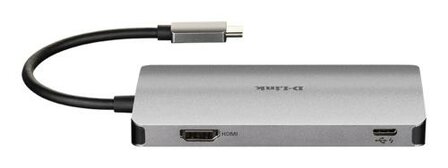 D-Link DUB-M610 notebook dock &amp; poortreplicator Bedraad USB 3.2 Gen 1 (3.1 Gen 1) Type-C Aluminium, Zwart