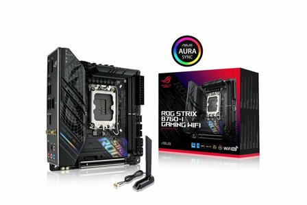 ASUS ROG STRIX B760-I GAMING WIFI | Socket LGA 1700 | Intel B760 | 2xDDR5 | Mini-ITX | Moederbord