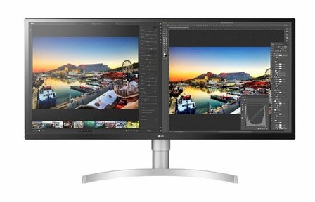 LG 34WL850-W LED display 86,4 cm (34&quot;) 3440 x 1440 Pixels UltraWide Quad HD Zwart, Zilver