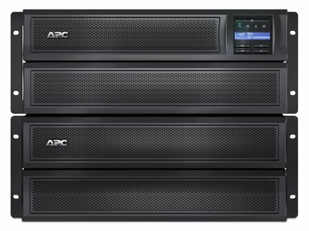 APC Smart-UPS X SMX2200HV Noodstroomvoeding - 2200VA, 8x C13, 2x C19 uitgang, USB, short depth