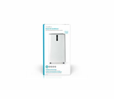 Nedis WIFIACMB1WT9 mobiele airconditioner 65 dB Wit