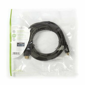 Nedis CVGP34000BK15 video kabel adapter 3m HDMI Zwart