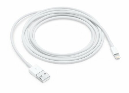 Apple Lightning - USB 2 m Wit