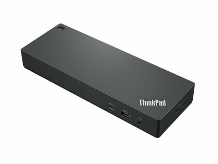 Lenovo 40B00300EU notebook dock &amp; poortreplicator Bedraad Thunderbolt 4 Zwart, Rood