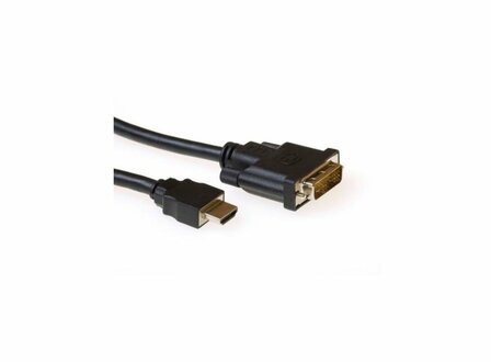 ACT Verloopkabel HDMI A male - DVI-D male