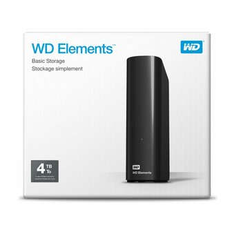 Western Digital WD Elements Desktop 3.5 Inch Externe HDD, 4TB