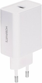 Mobiparts Wall Charger USB-C 30W White (with PD)