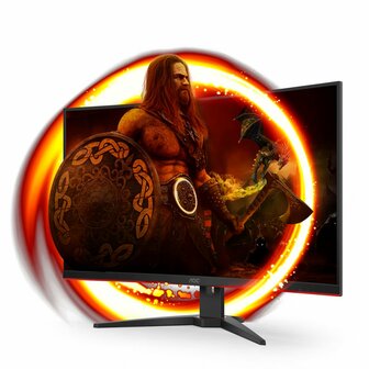 AOC G2 C32G2ZE/BK computer monitor 80 cm (31.5&quot;) 1920 x 1080 Pixels Full HD LED Zwart, Rood