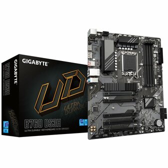 Gigabyte B760 DS3H moederbord Intel B760 Express LGA 1700 ATX