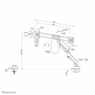 Neomounts by Newstar monitorarm