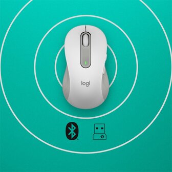 Logitech Signature M650 muis Linkshandig RF-draadloos + Bluetooth Optisch 2000 DPI