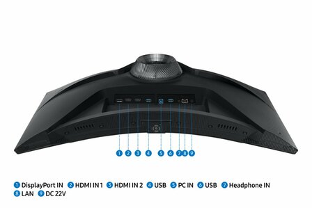 Samsung Odyssey S32BG650EU computer monitor 81,3 cm (32&quot;) 2560 x 1440 Pixels Quad HD LED Zwart