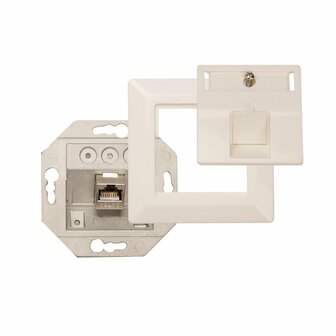 Hirschmann IDC 1000M wandcontactdoos RJ-45 Wit