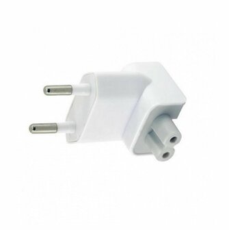 Apple duckhead / Powerplug EU voor Apple Iphone Ipad Macbook Wit