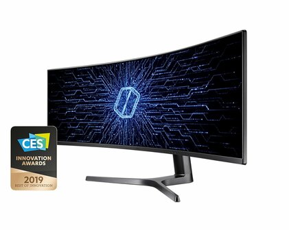 Samsung Odyssey CRG9 computer monitor 124 cm (48.8&quot;) 5120 x 1440 Pixels Quad HD QLED