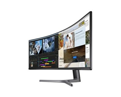 Samsung Odyssey CRG9 computer monitor 124 cm (48.8&quot;) 5120 x 1440 Pixels Quad HD QLED