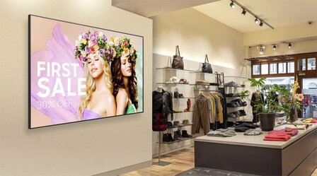 Samsung 75&quot; Edge LED Display QMB Zwart