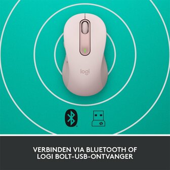 Logitech Signature M650 muis Rechtshandig RF-draadloos + Bluetooth Optisch 2000 DPI