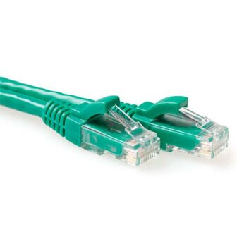 ACT CAT6A UTP (IB 2700) 0.5m netwerkkabel Groen 0,5 m