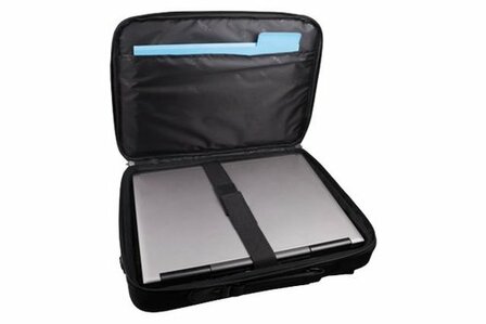 NATEC Impala notebooktas 43,9 cm (17.3&quot;) Aktetas Zwart