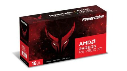 PowerColor RX 7800 XT 16G-E/OC AMD Radeon RX 7800 XT 16 GB GDDR6