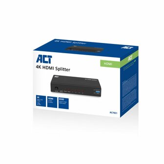 ACT AC7831 video splitter HDMI 4x HDMI