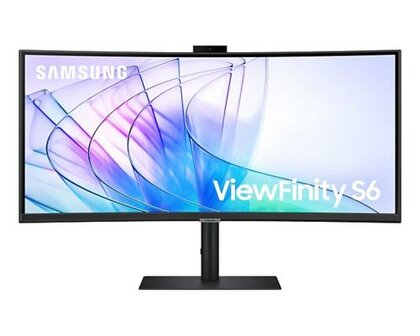 Samsung ViewFinity S34C652VAU computer monitor 86,4 cm (34&quot;) 3440 x 1440 Pixels 4K Ultra HD LED Zwart